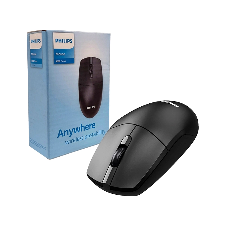 Mouse Philips Serie 3000 Wirelless USB 1600DPI Negro Art.SPK7347B